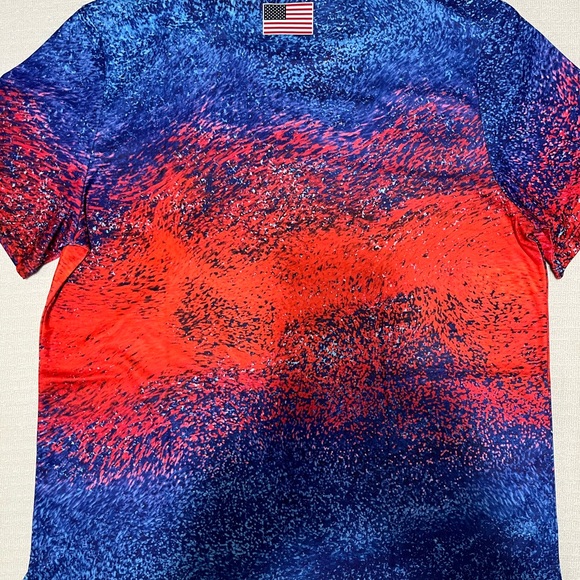 Nike' United States Track & Field Tee - Red and Blue - Picture 3 of 4